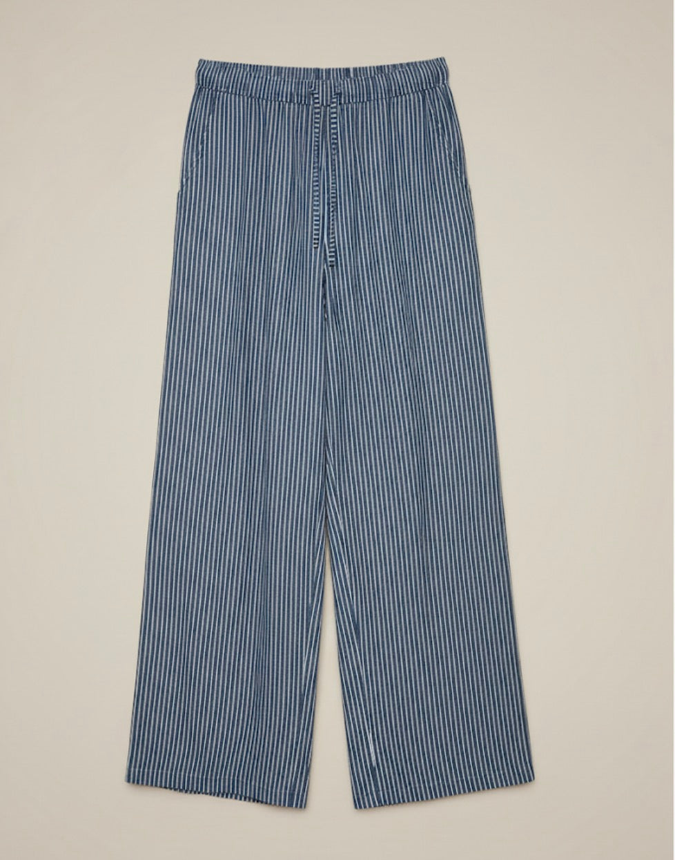 Pantalón wide leg rayas marinero