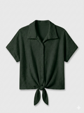 Camisa Crepé Lazo
