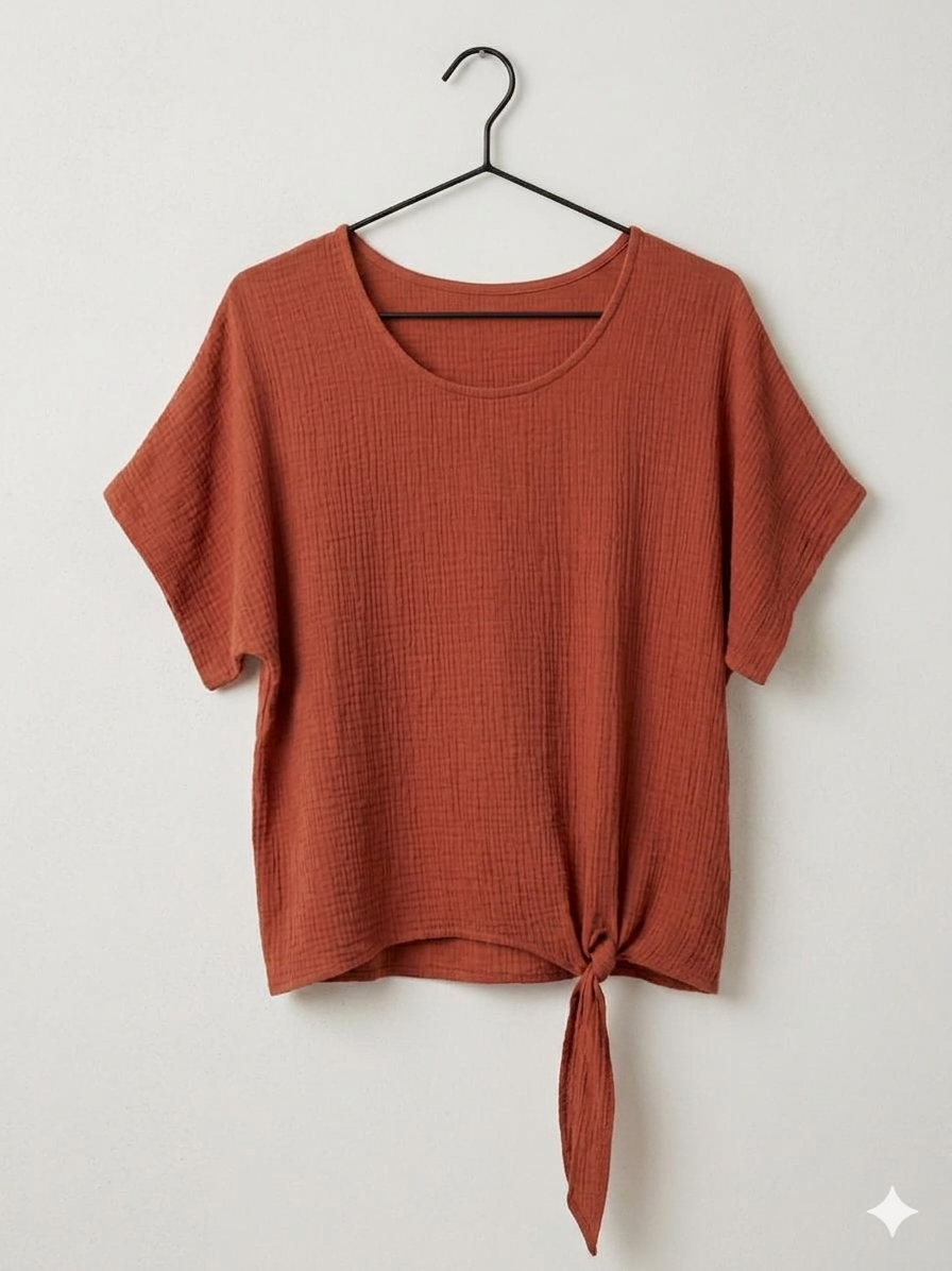 Blusa Rústica | Lazo Lateral