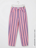 Pantalón Stripe Pop | Corte Mom Fit