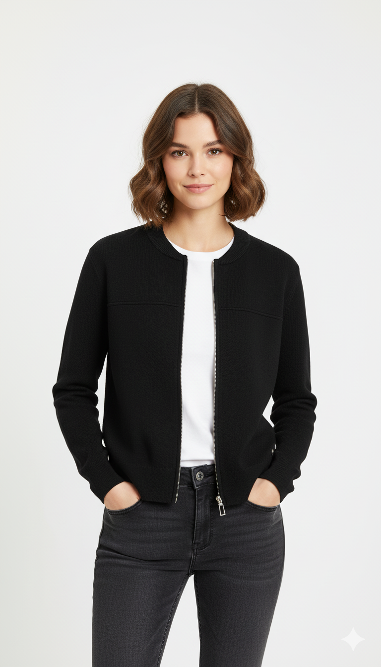 Chaqueta punto cremallera