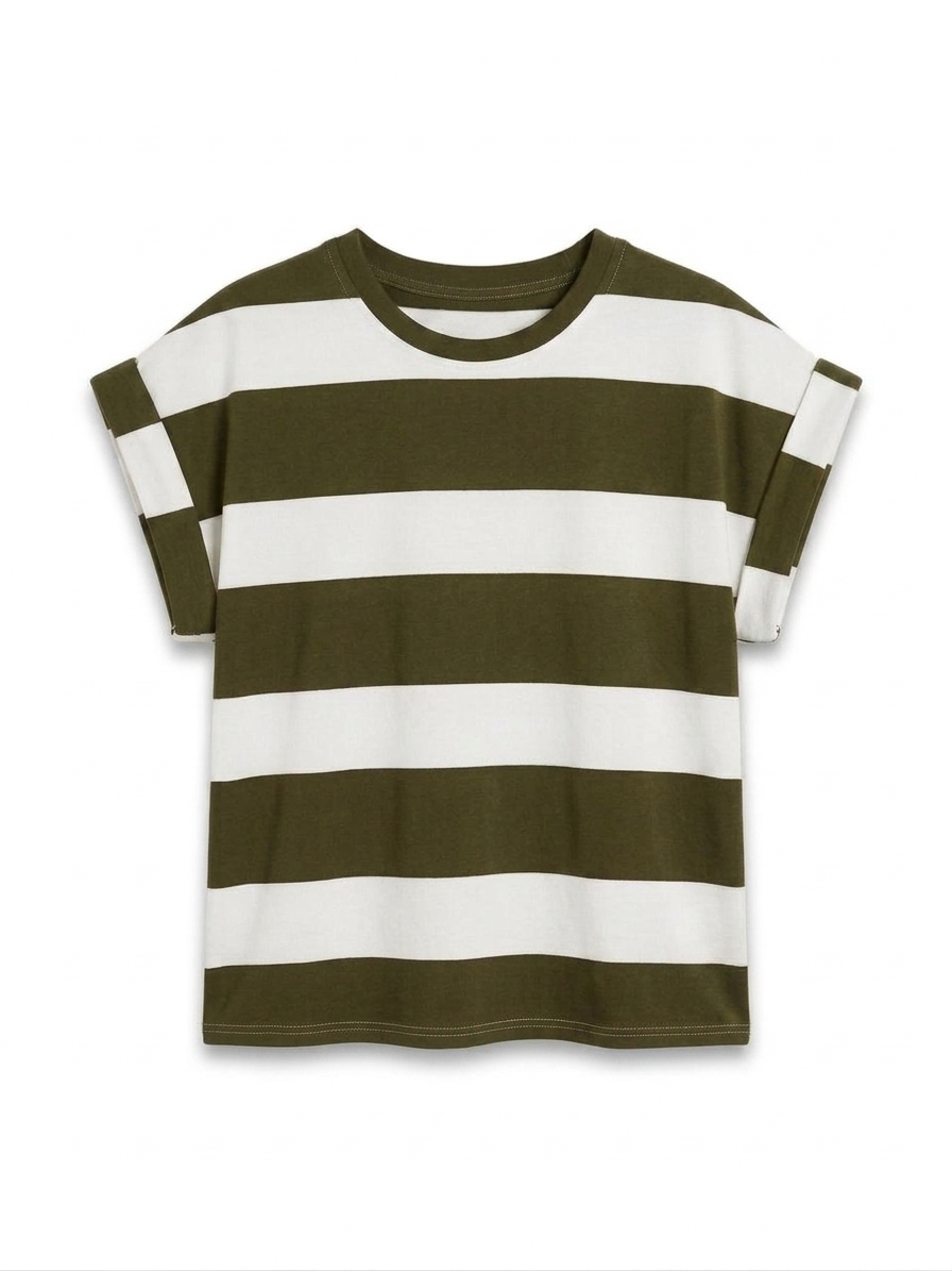 Camiseta Rayas Boxy