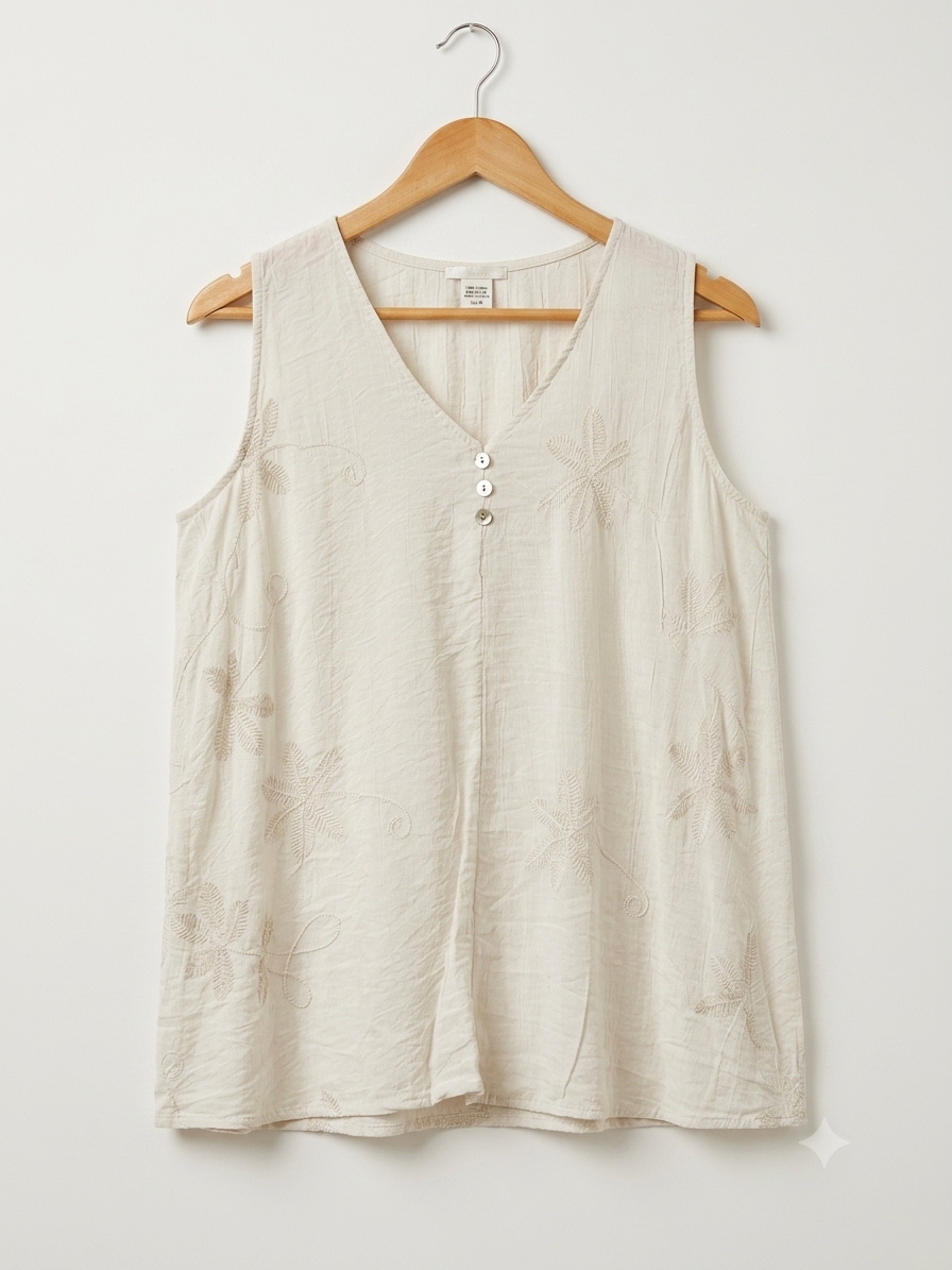 Blusa Viscosa | Bordado Floral