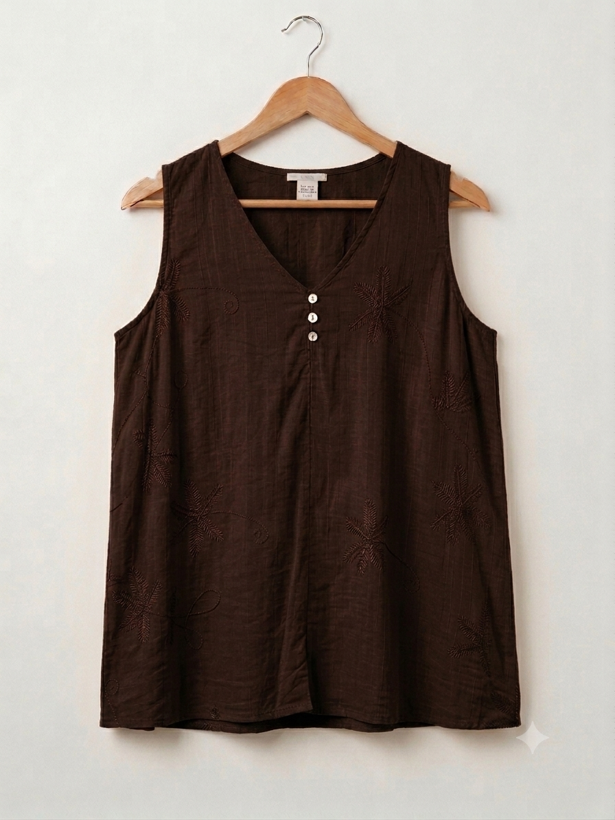 Blusa Viscosa | Bordado Floral