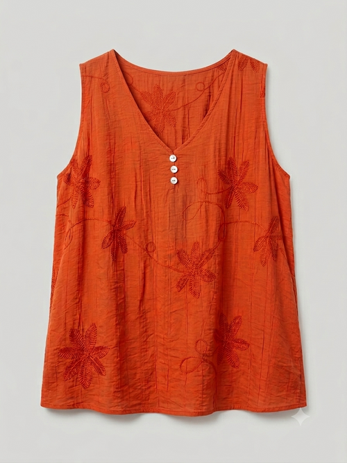 Blusa Viscosa | Bordado Floral
