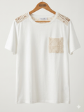 Camiseta detalle ganchillo