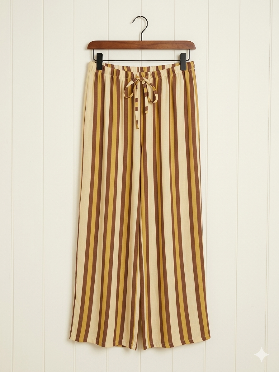 Pantalón Fluido | RAYAS RÚSTICAS