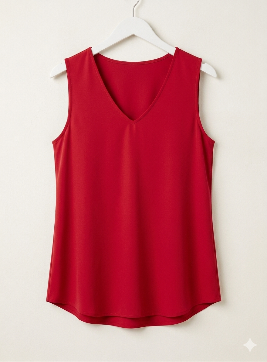 Top tirante ancho fluido | Talla grande