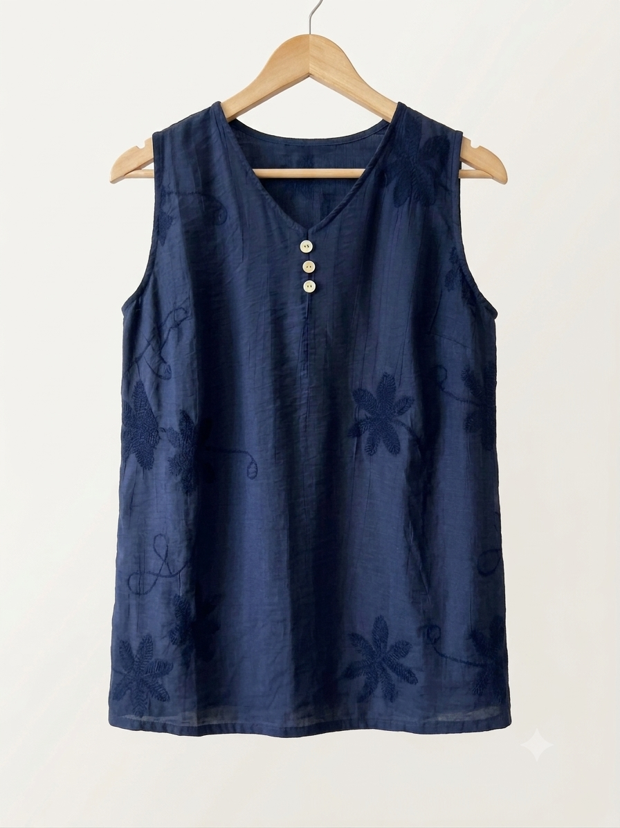 Blusa Viscosa | Bordado Floral