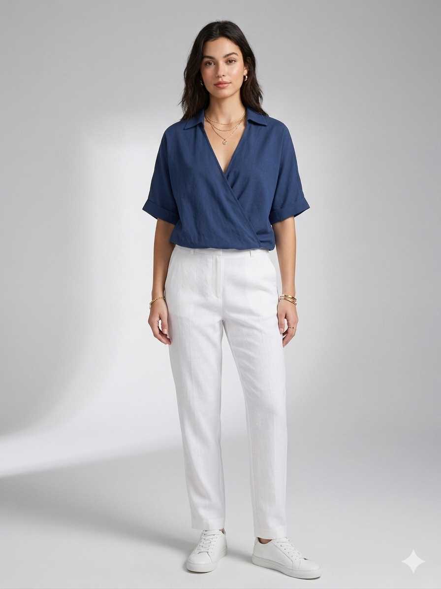 Blusa Cruzada Minimal