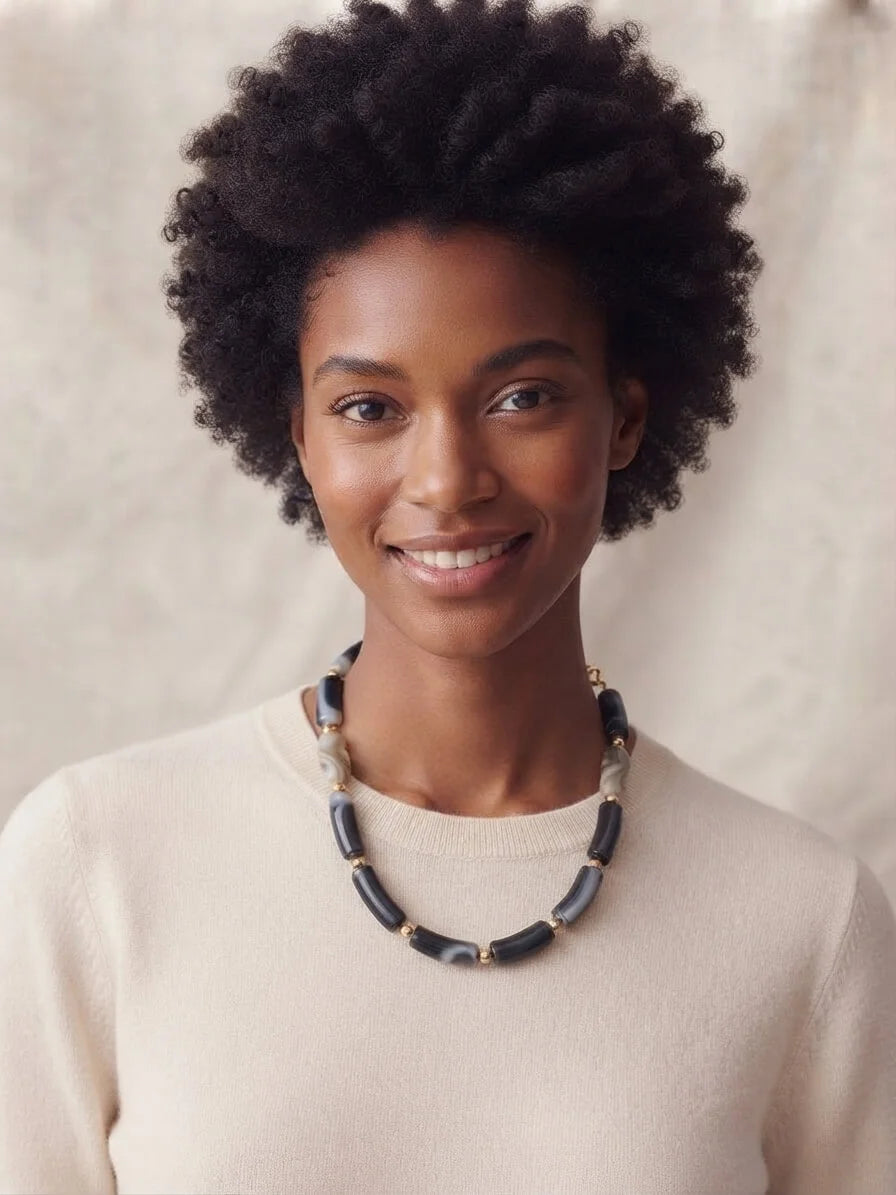 Collar | Tubos efecto Onix