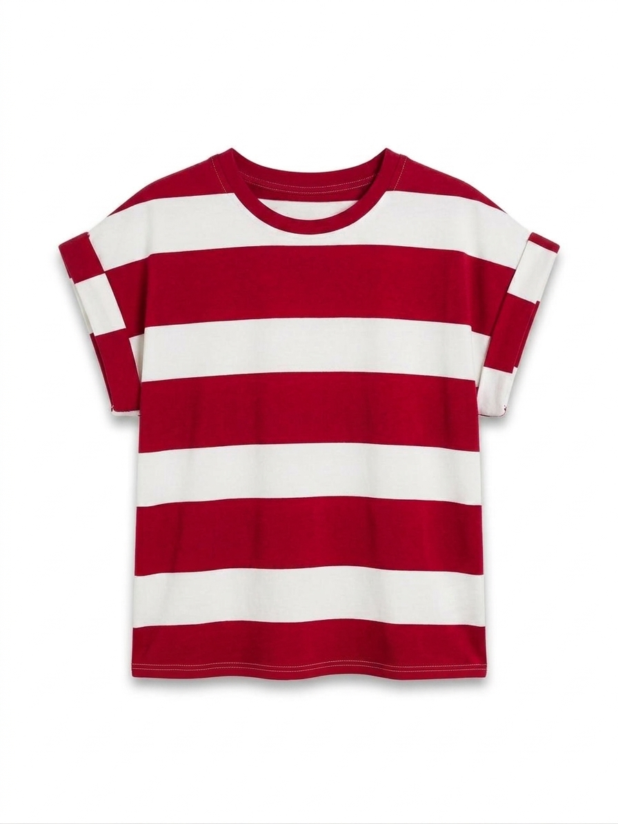 Camiseta Rayas Boxy