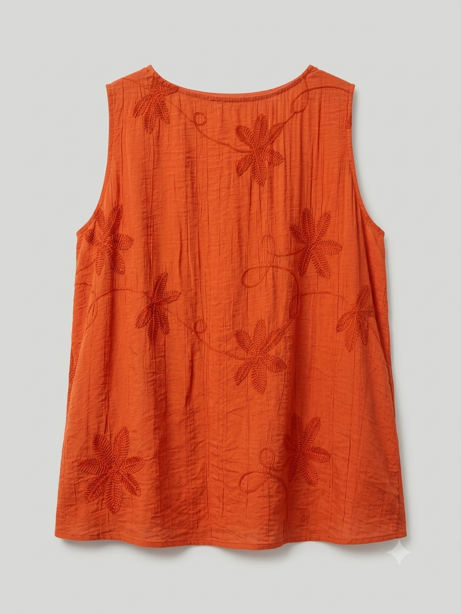 Blusa Viscosa | Bordado Floral