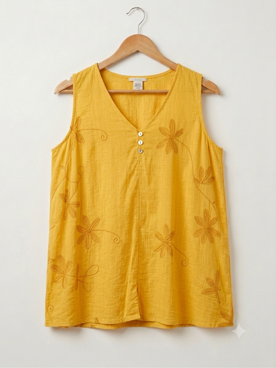 Blusa Viscosa | Bordado Floral