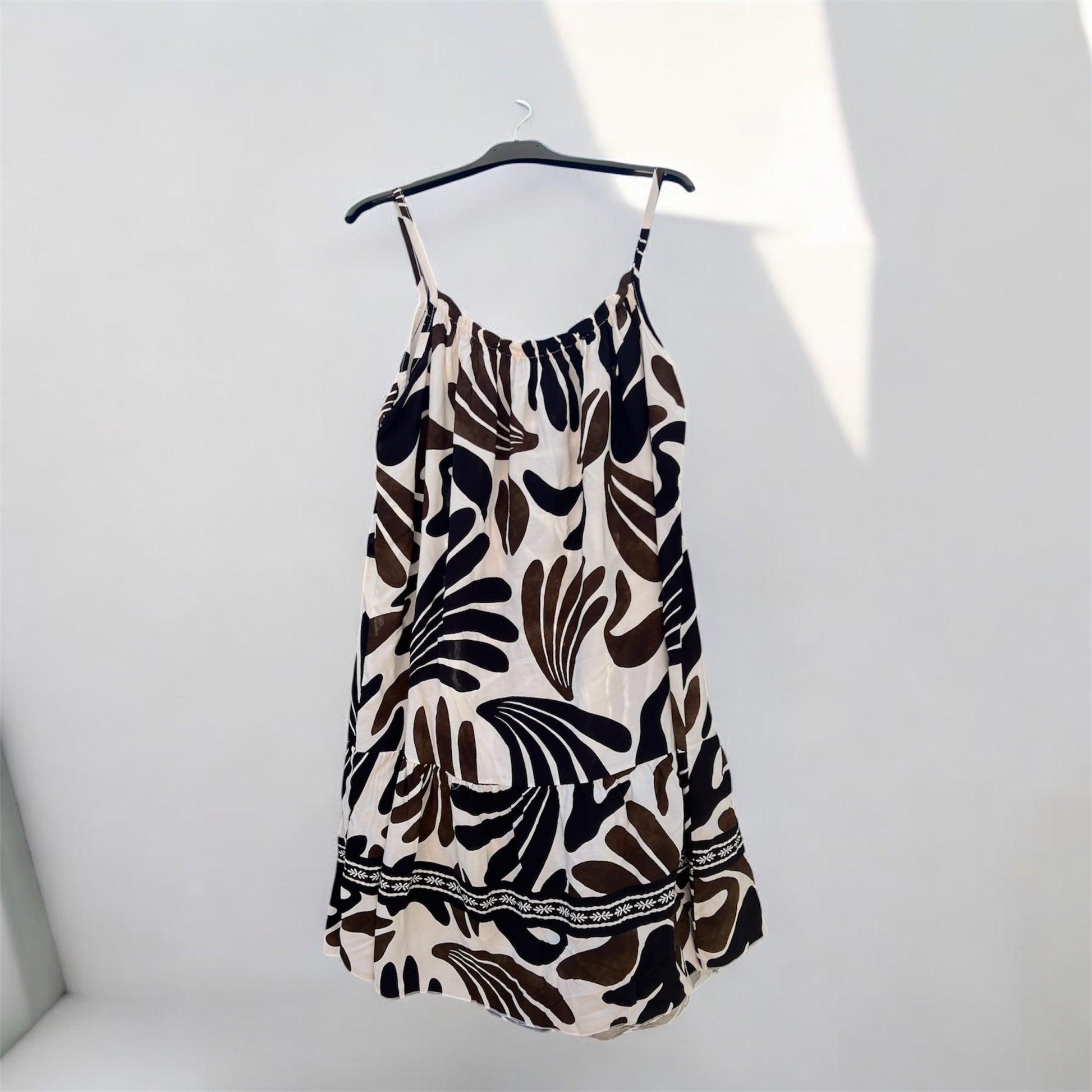 Vestido corto estampado