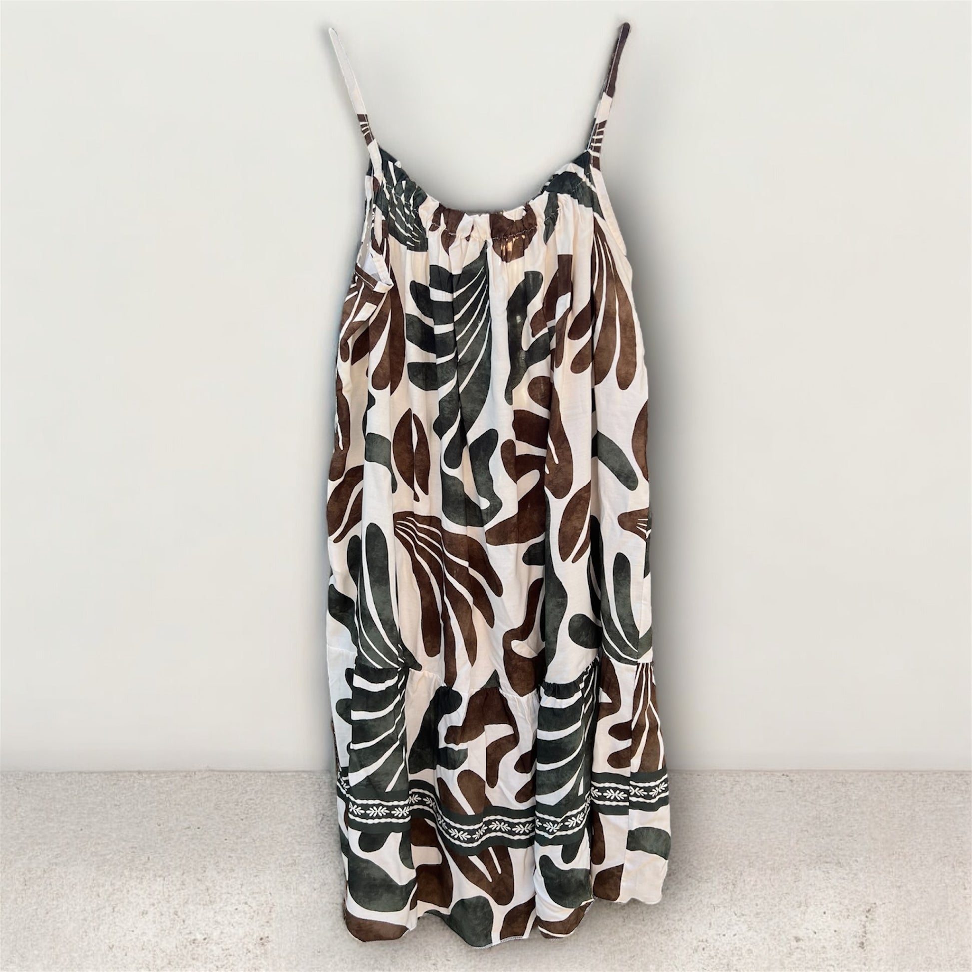 Vestido corto estampado