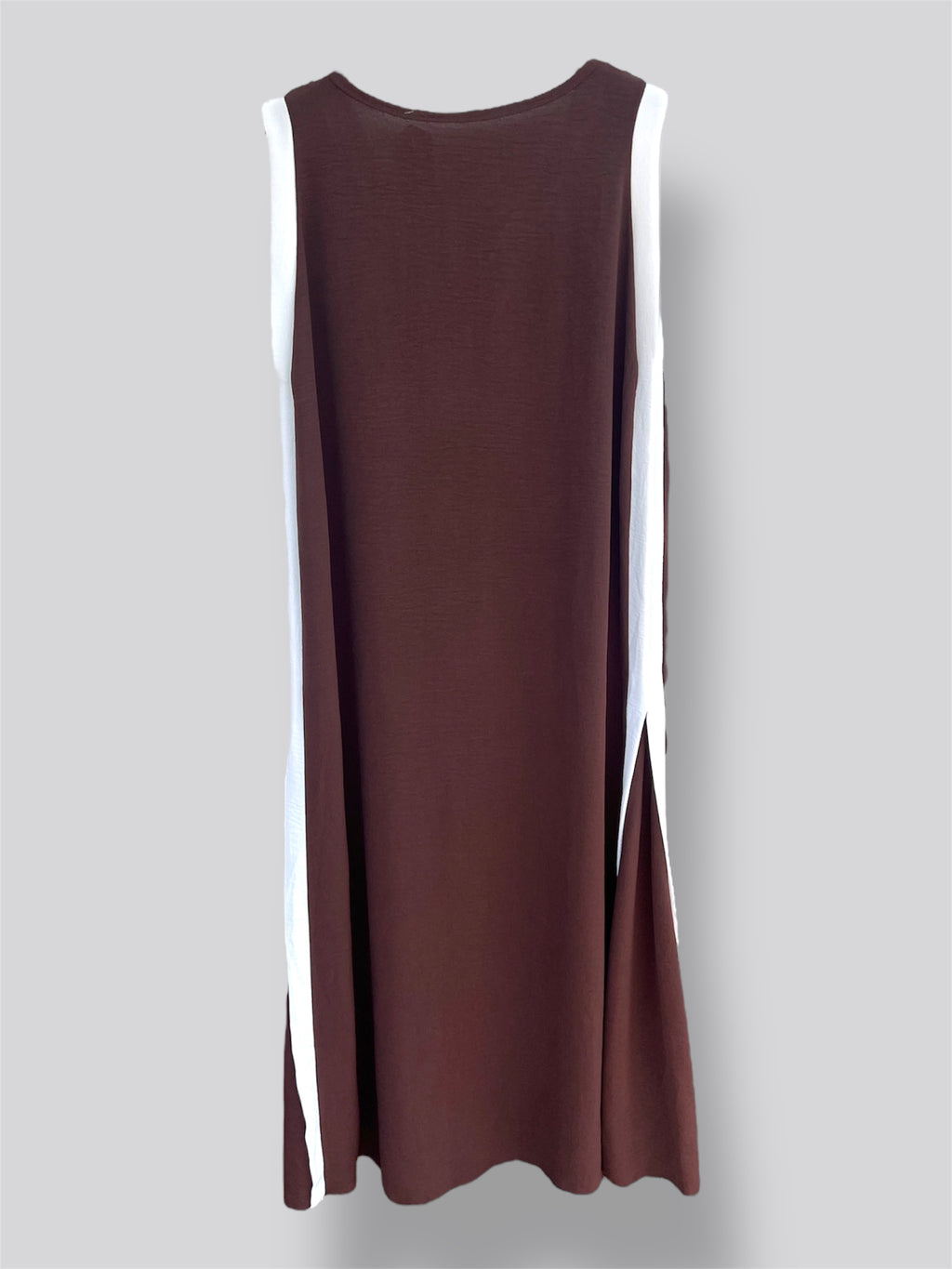 Vestido Largo Con Banda Decorativa