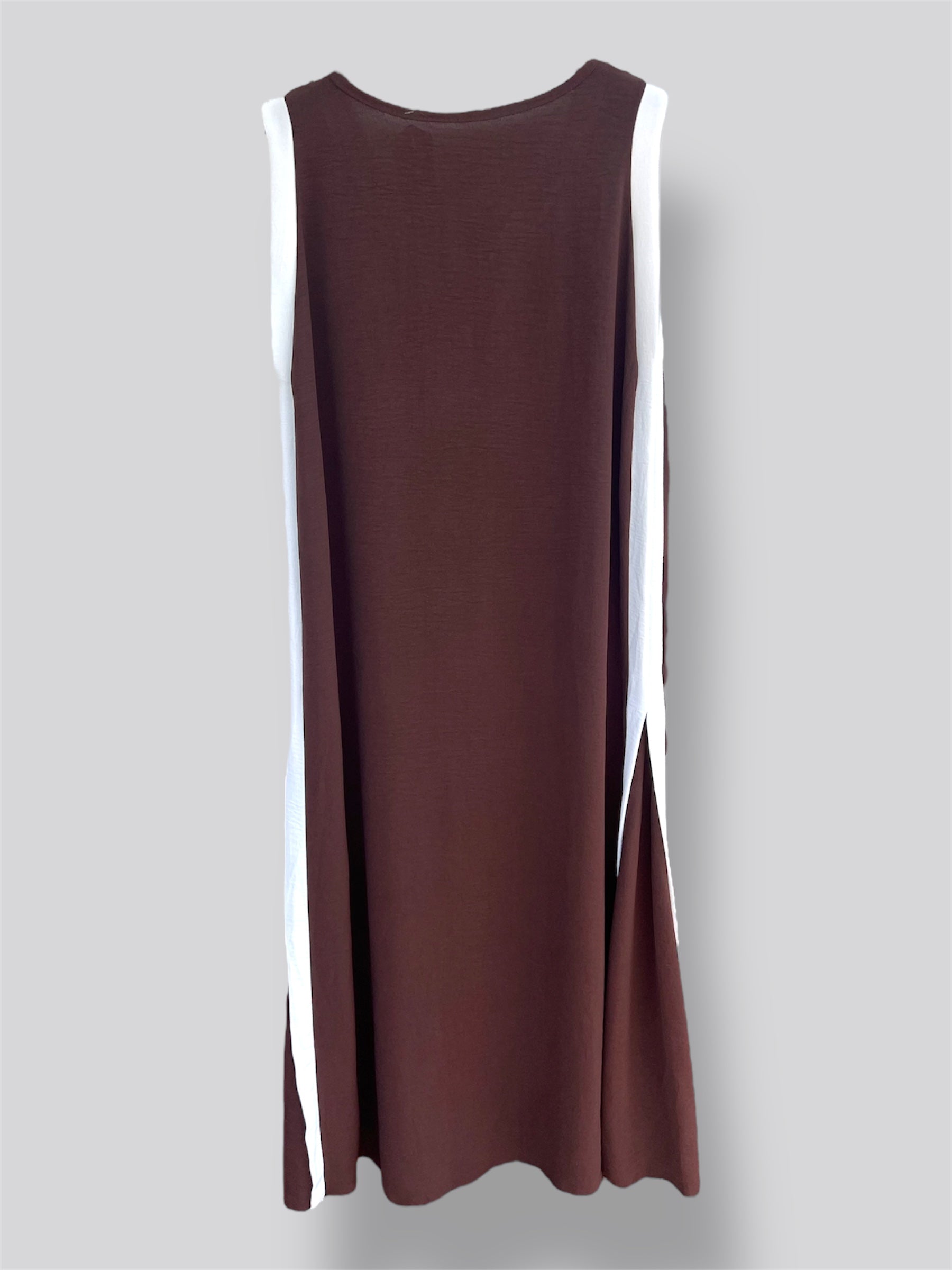 Vestido Largo Con Banda Decorativa