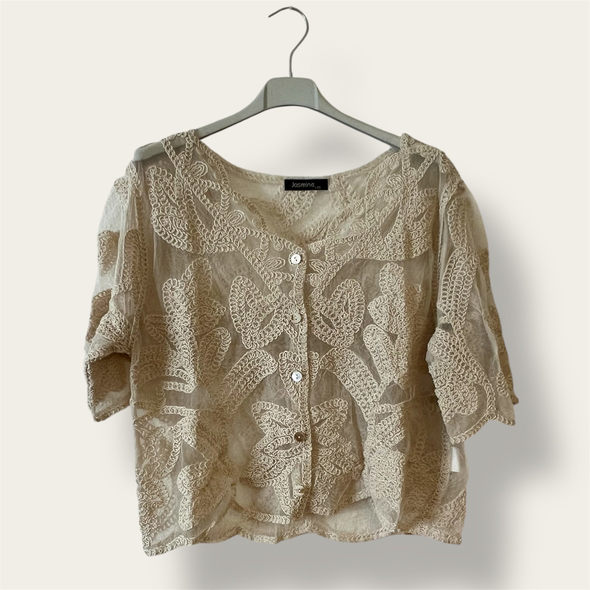 Blusa encaje bohemio