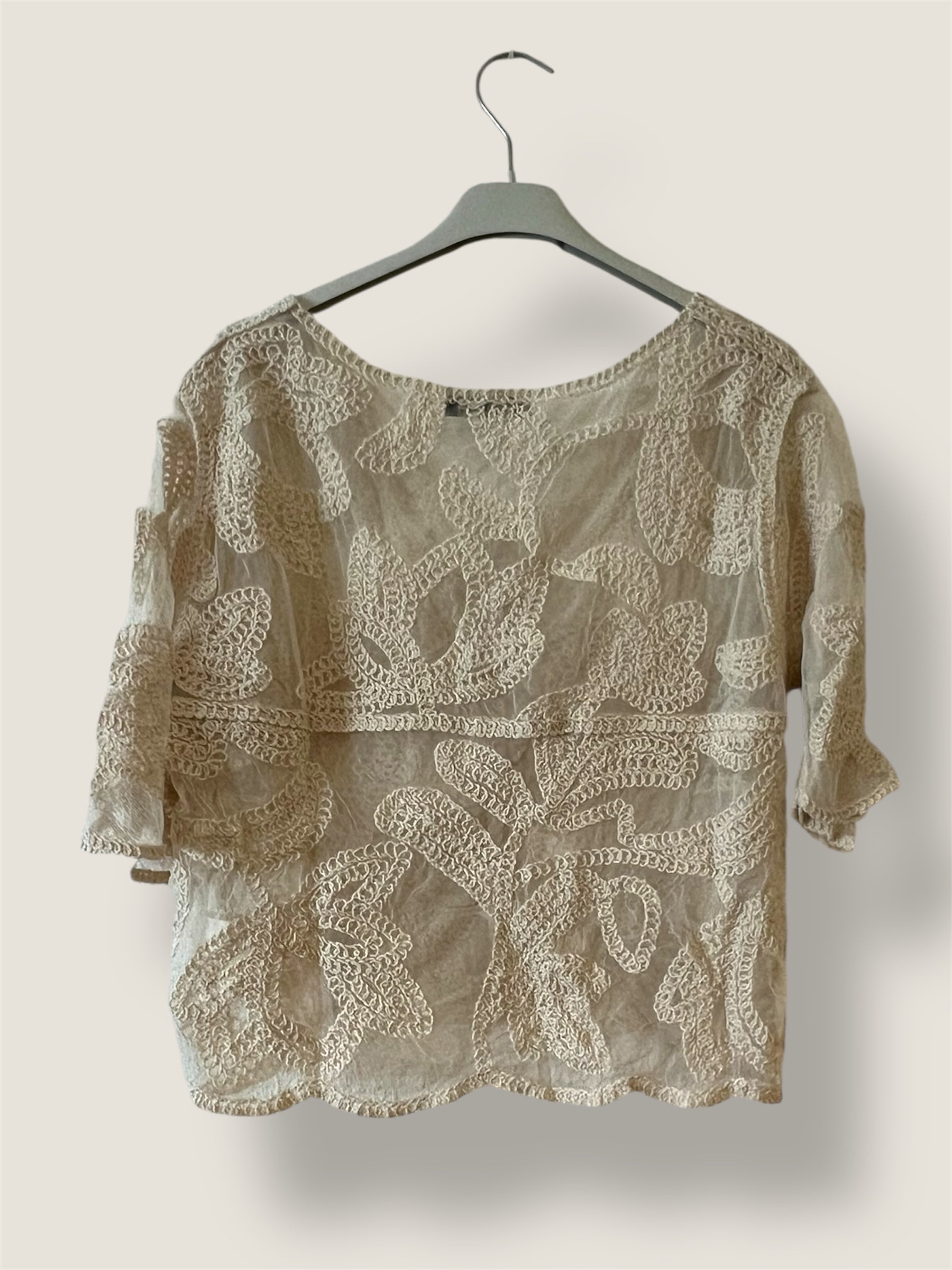 Blusa encaje bohemio