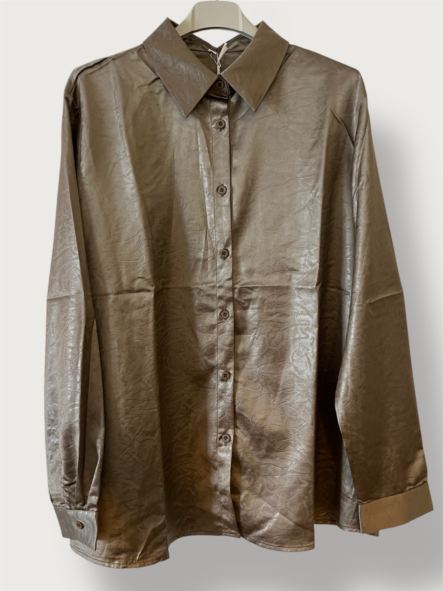Camisa efecto piel