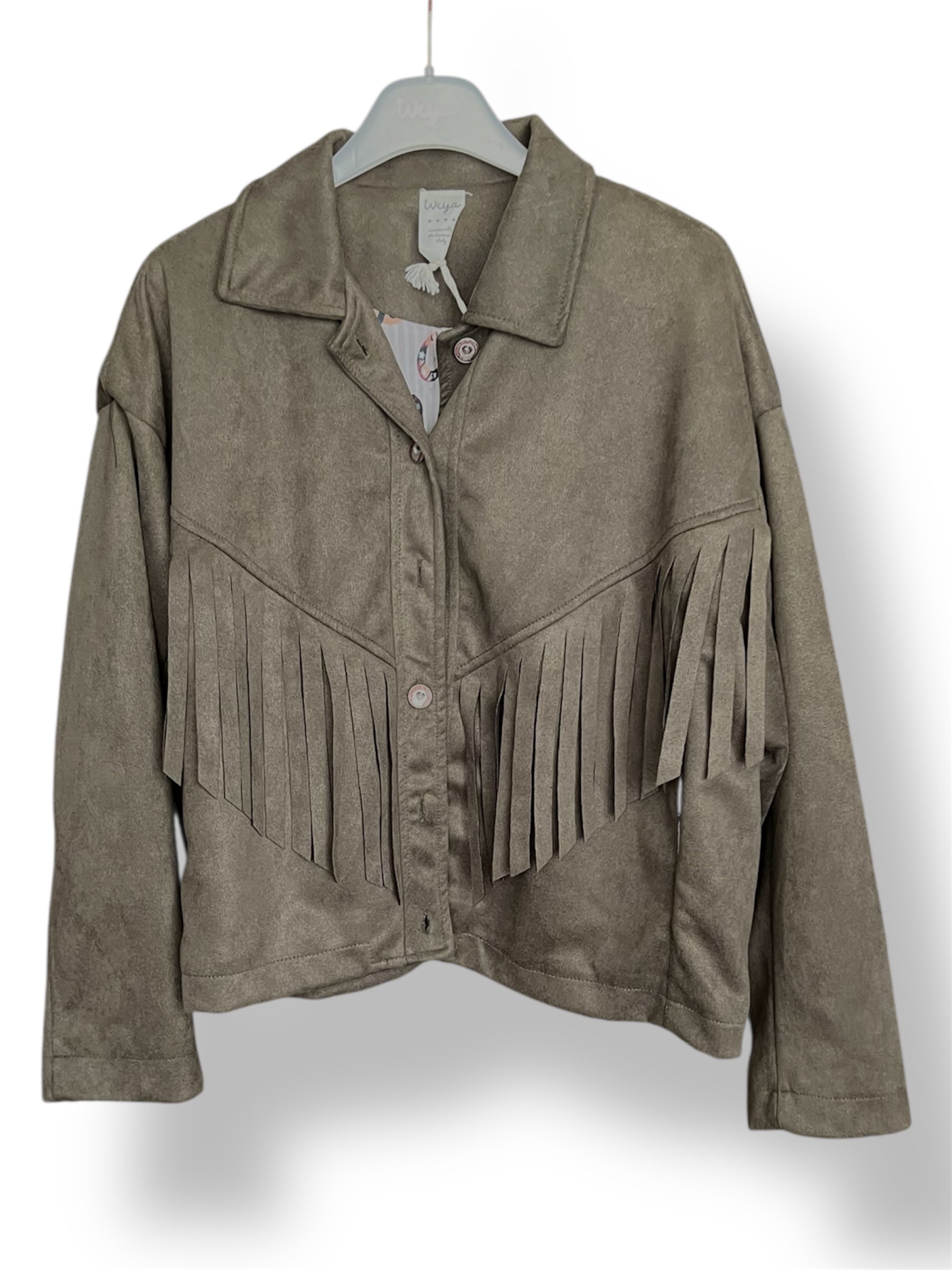 Chaqueta flecos