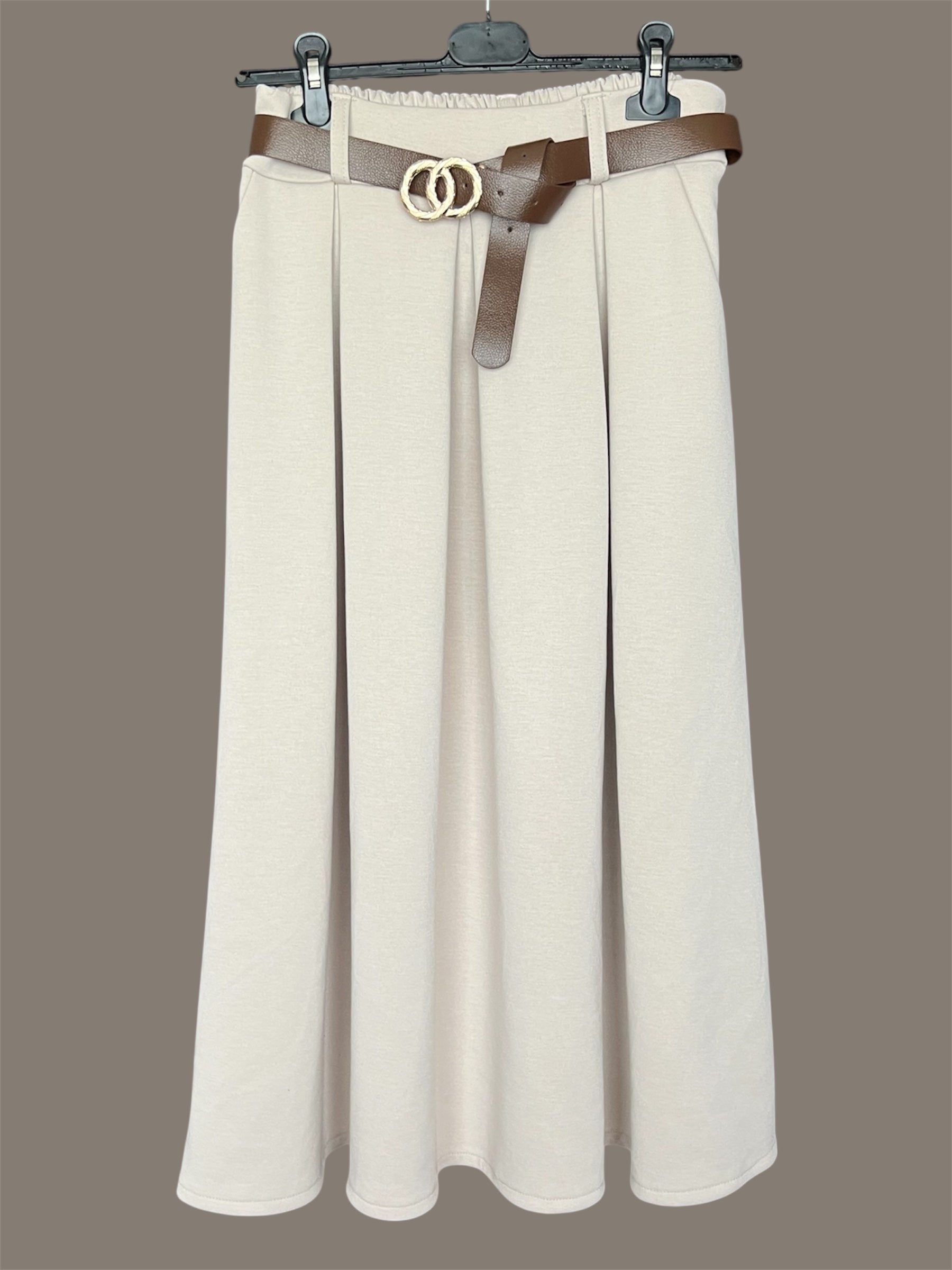 Falda sudadera pinzas