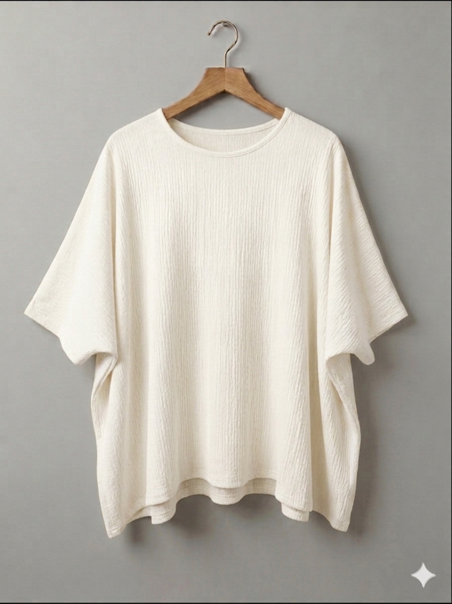 Camiseta Manga Corta Crepé