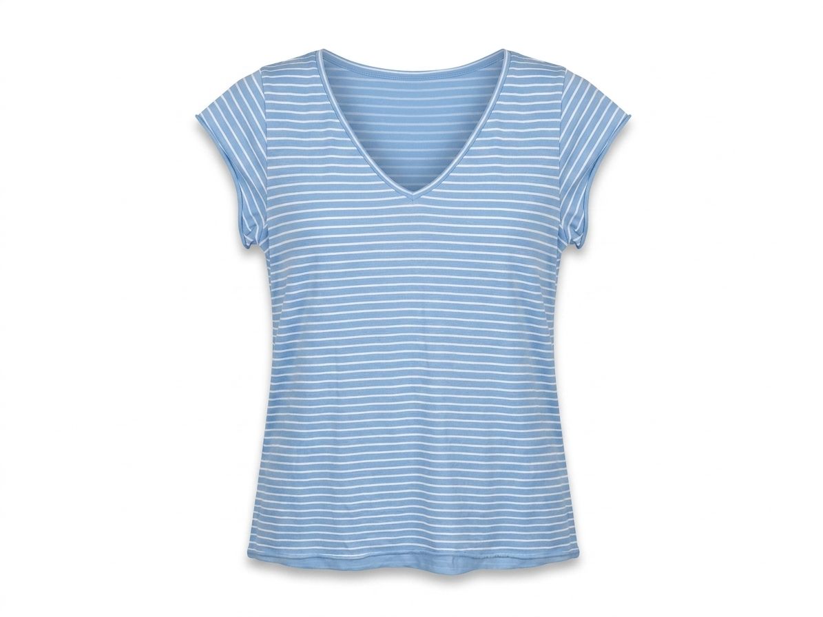Camiseta Básica Rayas Algodón