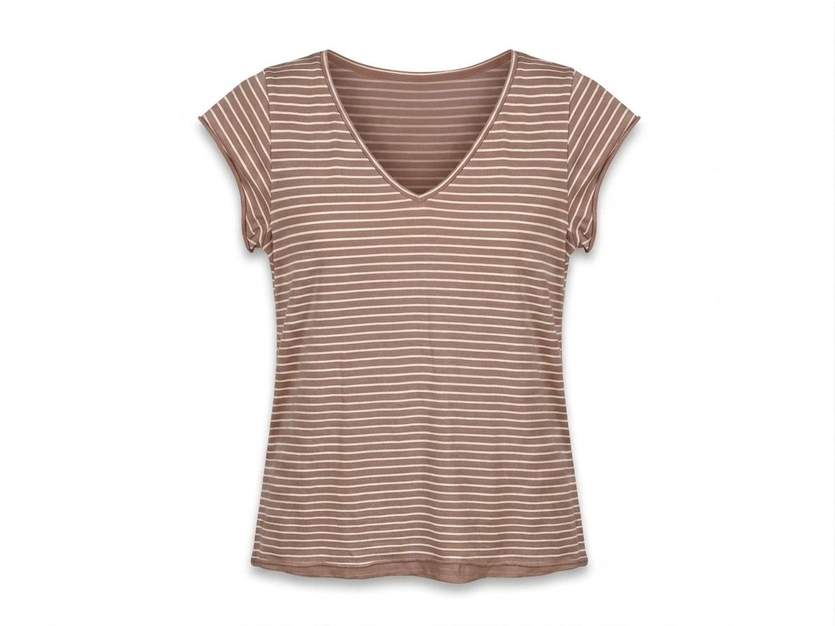 Camiseta Básica Rayas Algodón