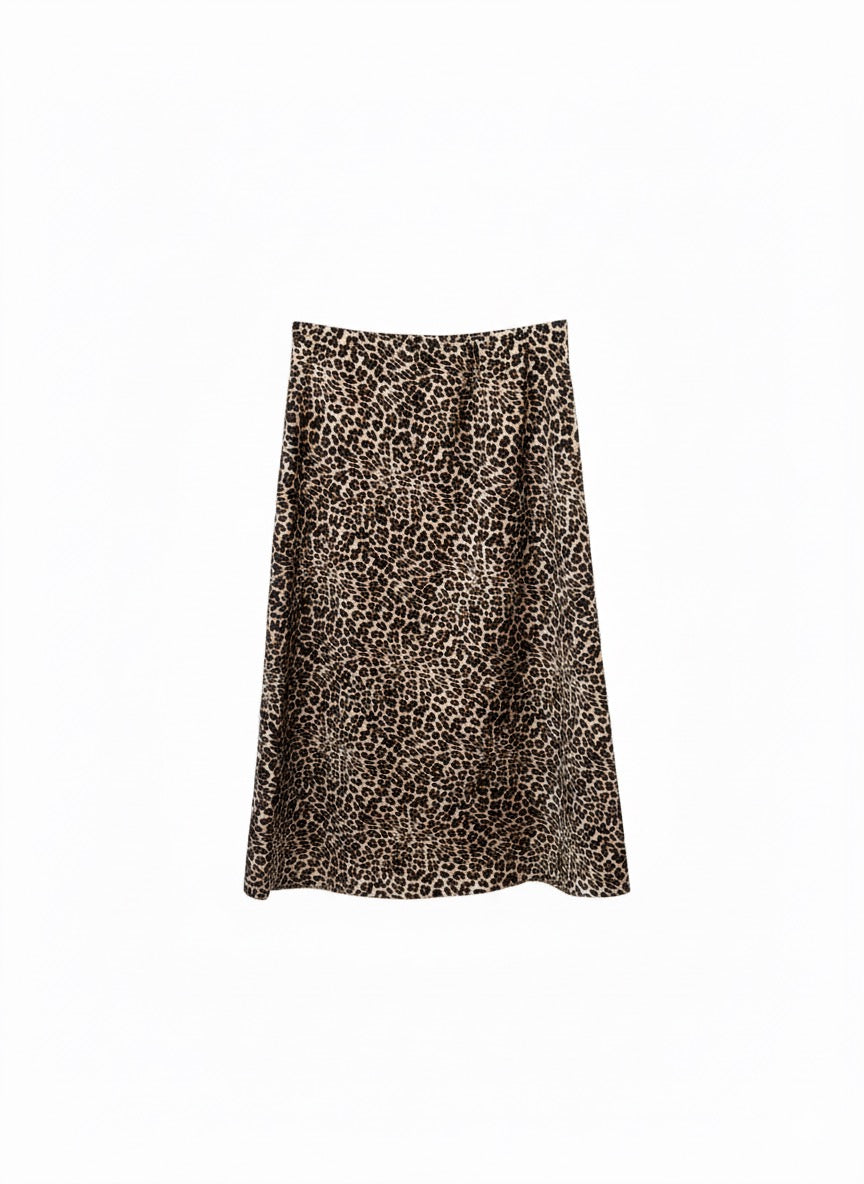 Falda leopardo animal print