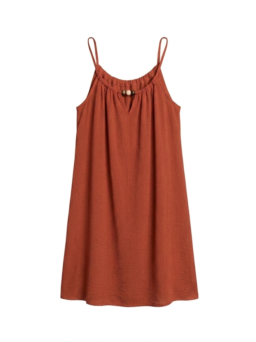 Vestido Midi | Bolas Escote