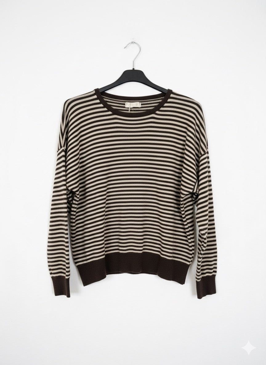 Jersey rayas cuello redondo