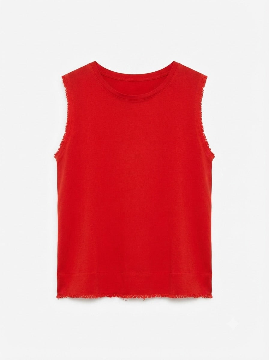 Camiseta esencial | Deshilachada
