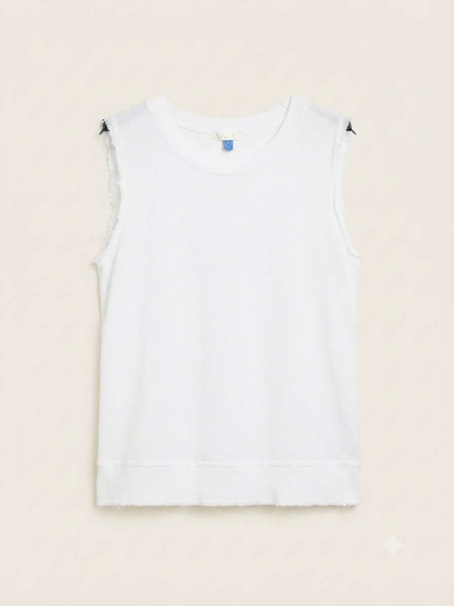 Camiseta esencial | Deshilachada