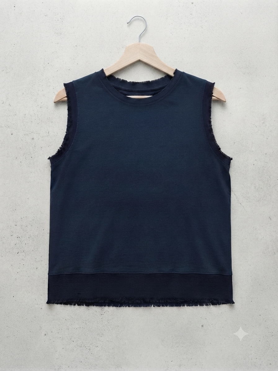 Camiseta esencial | Deshilachada