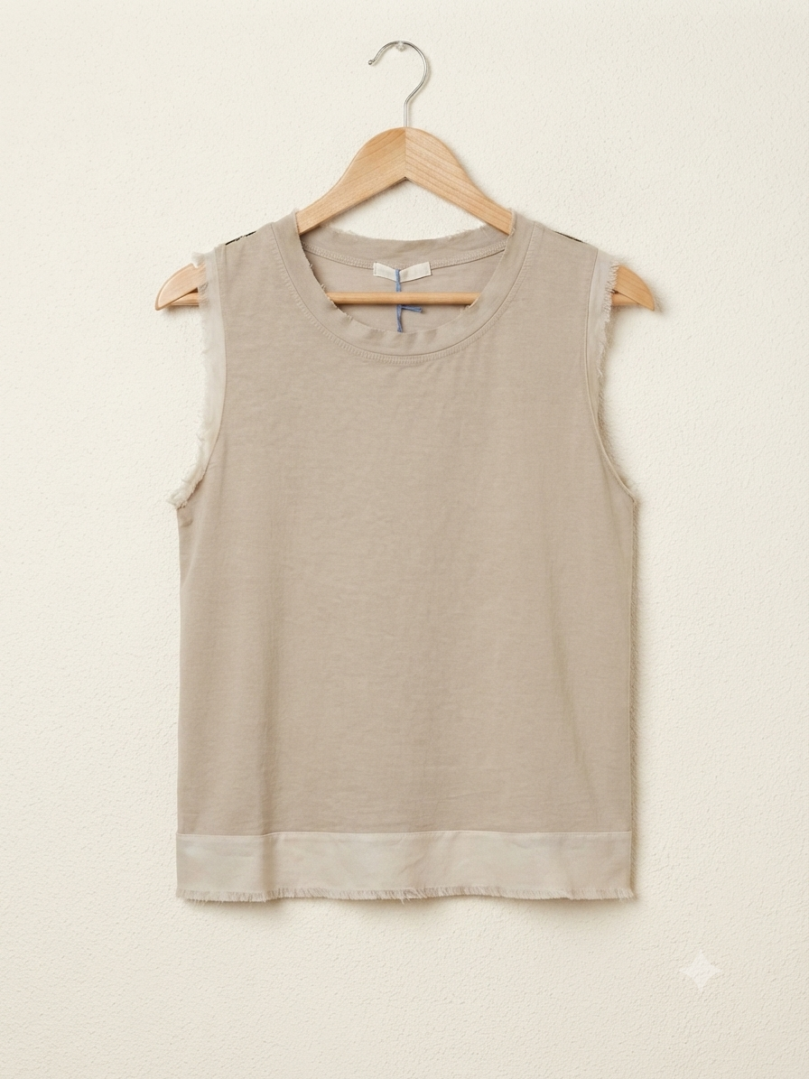 Camiseta esencial | Deshilachada