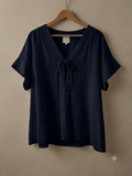 Blusa Botón Coco | Manga Corta