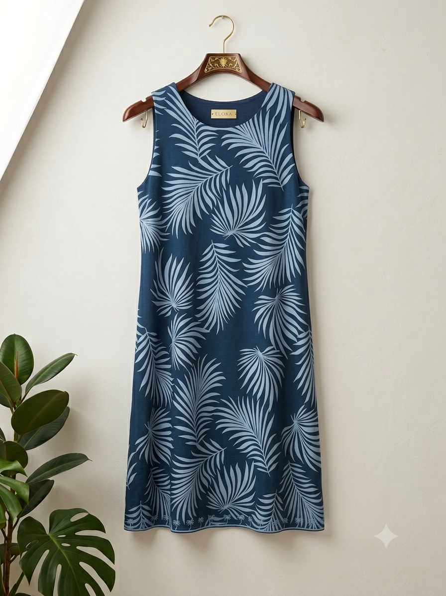 Vestido Corto | Punto Frío Hojas