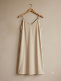 Vestido corto | tirante fino Tachuelas