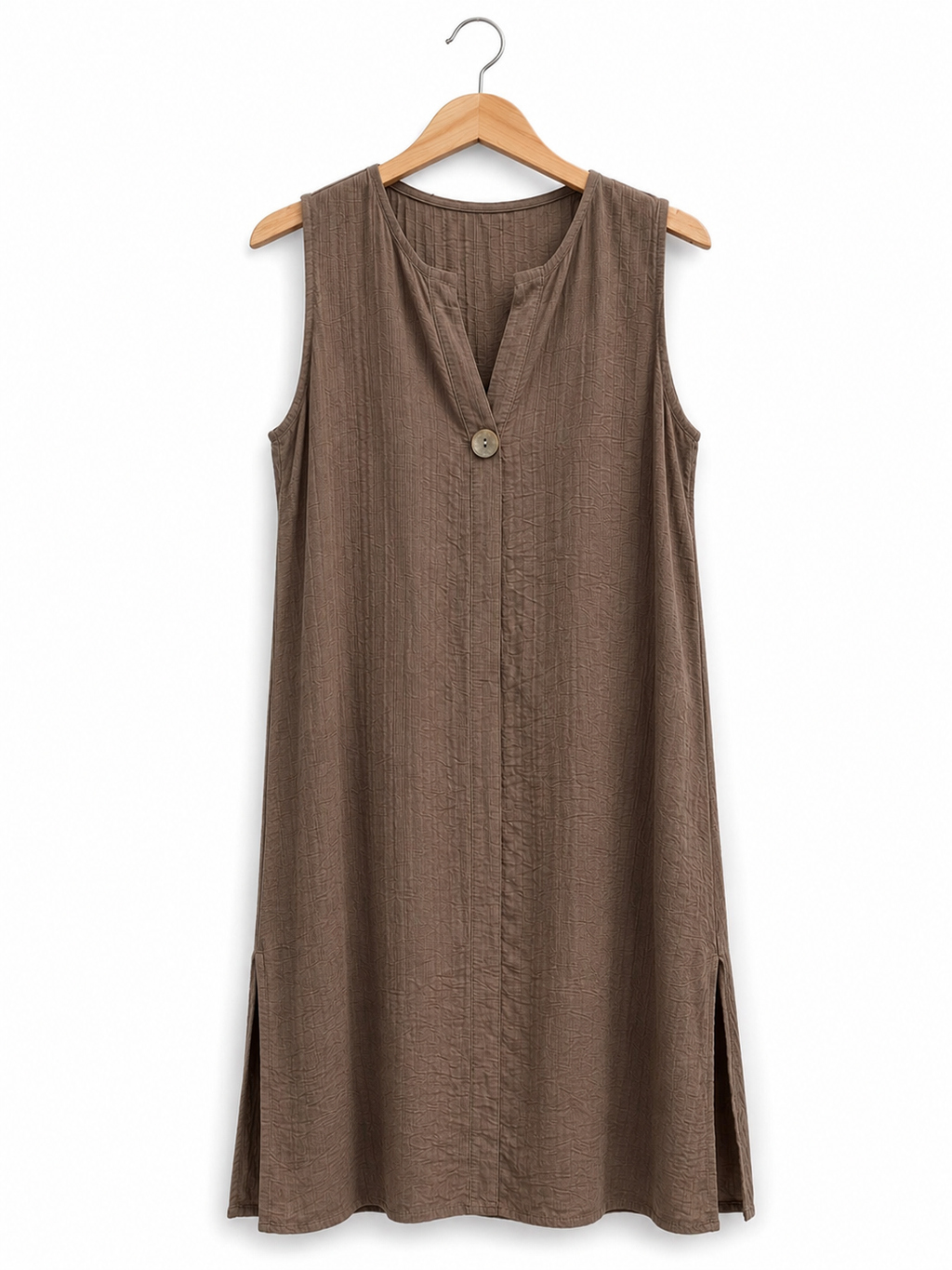 Vestido Sin Mangas | Botón Coco