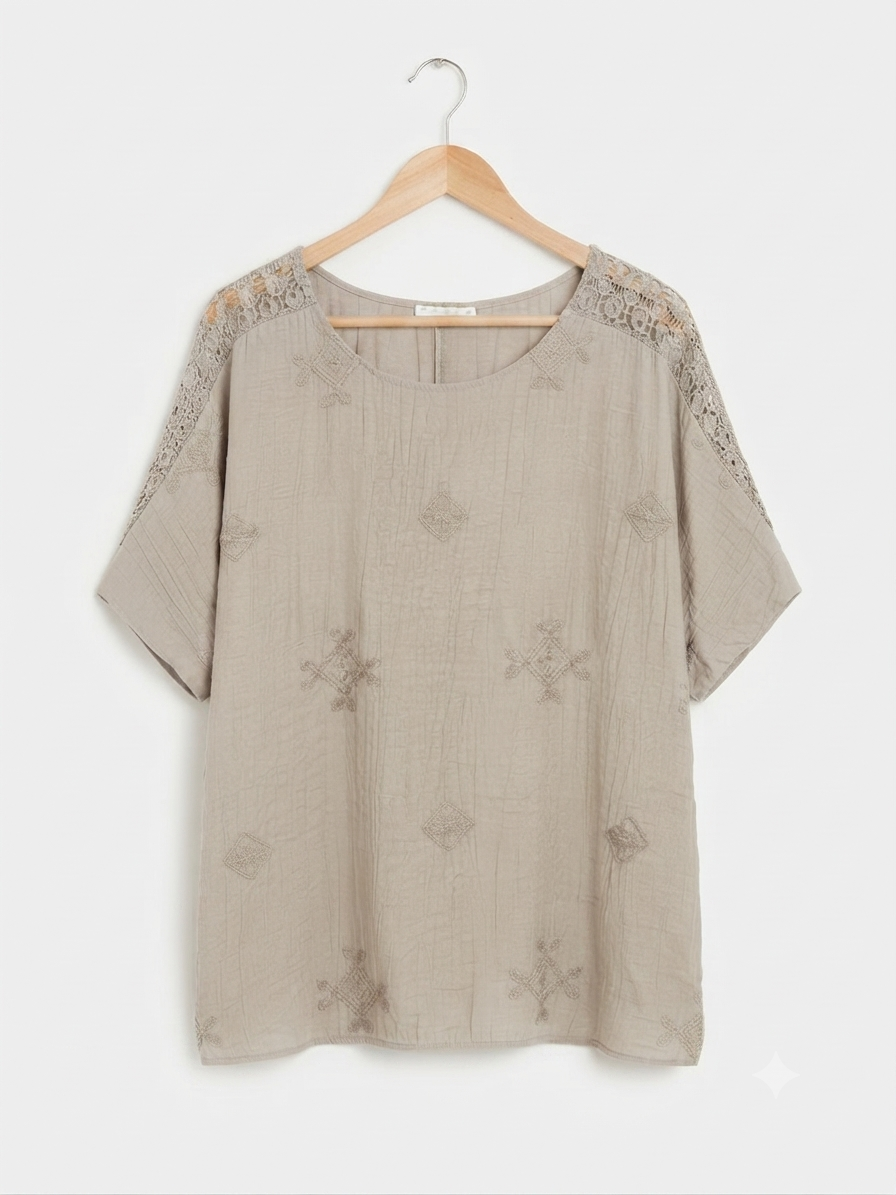 Blusa Bordada | Talla Grande