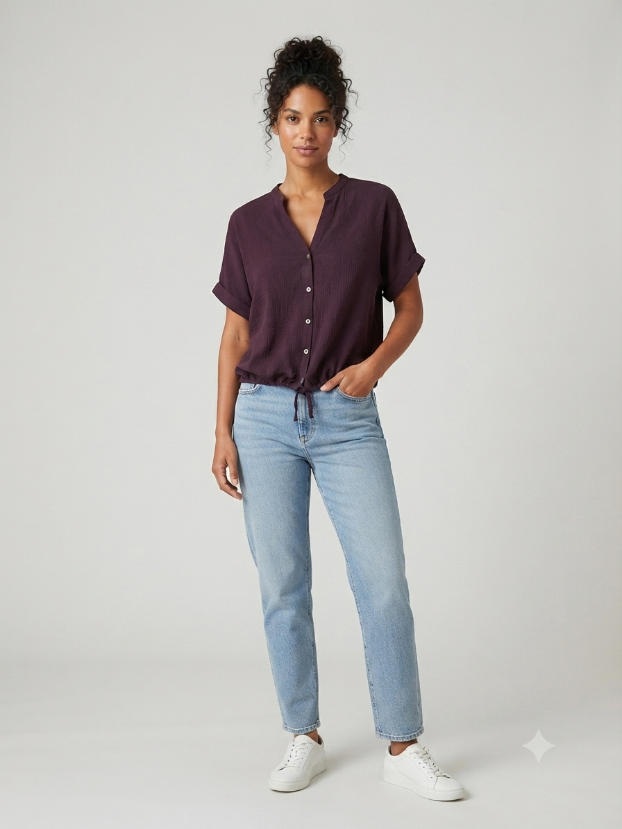 Camisa | Bambula Cuello Mao