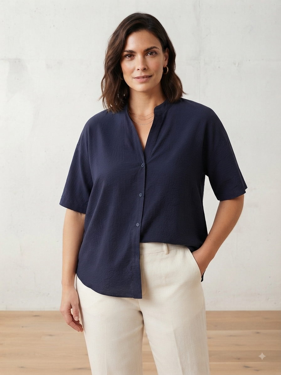 Camisa | Cuello mao