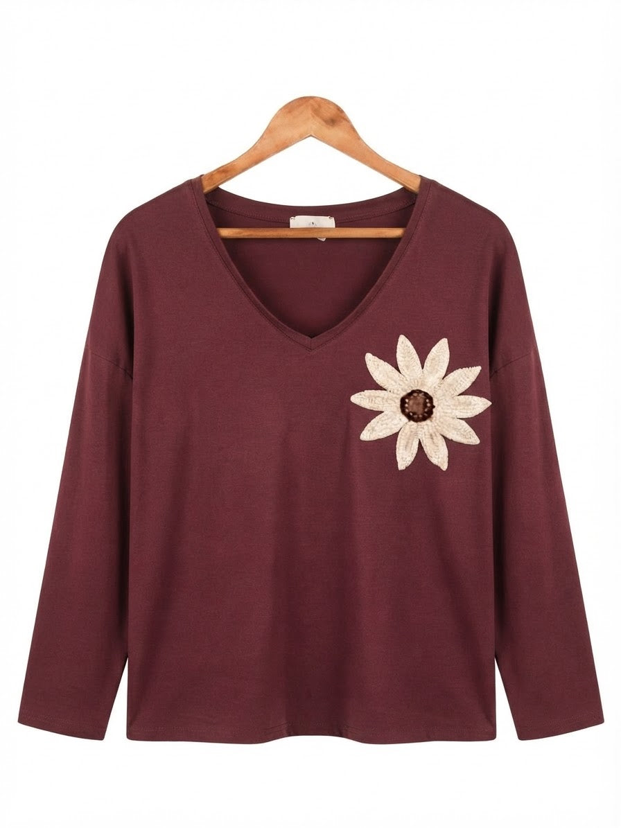 Camiseta Manga Larga | FLOR