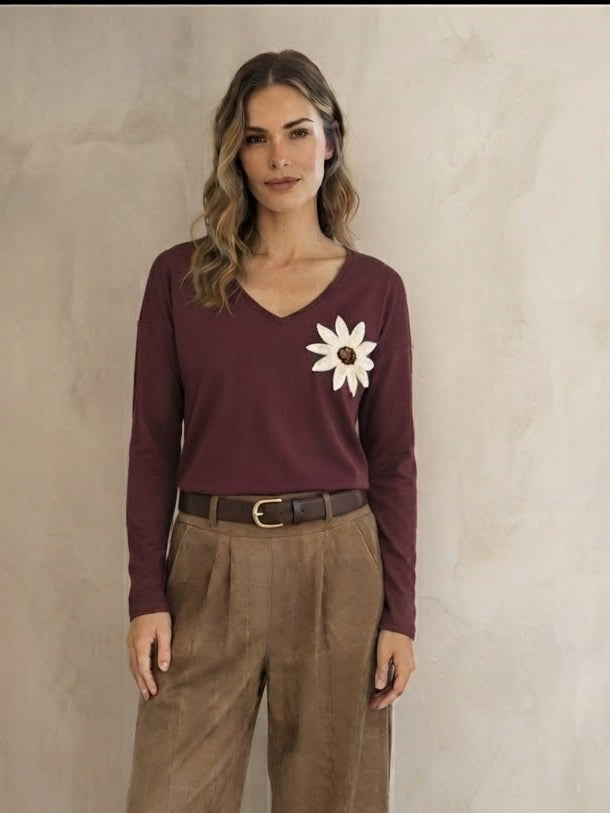 Camiseta Manga Larga | FLOR