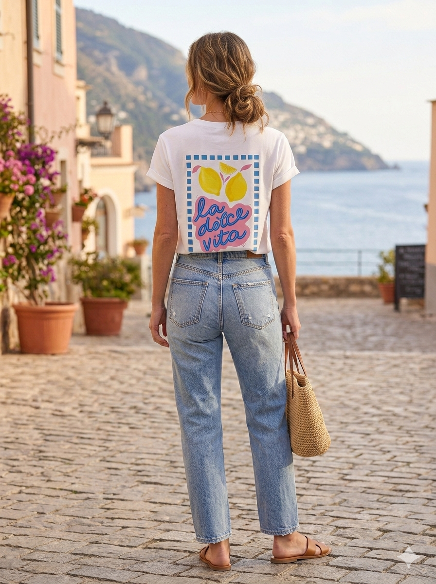 Camiseta “la dolce vita”