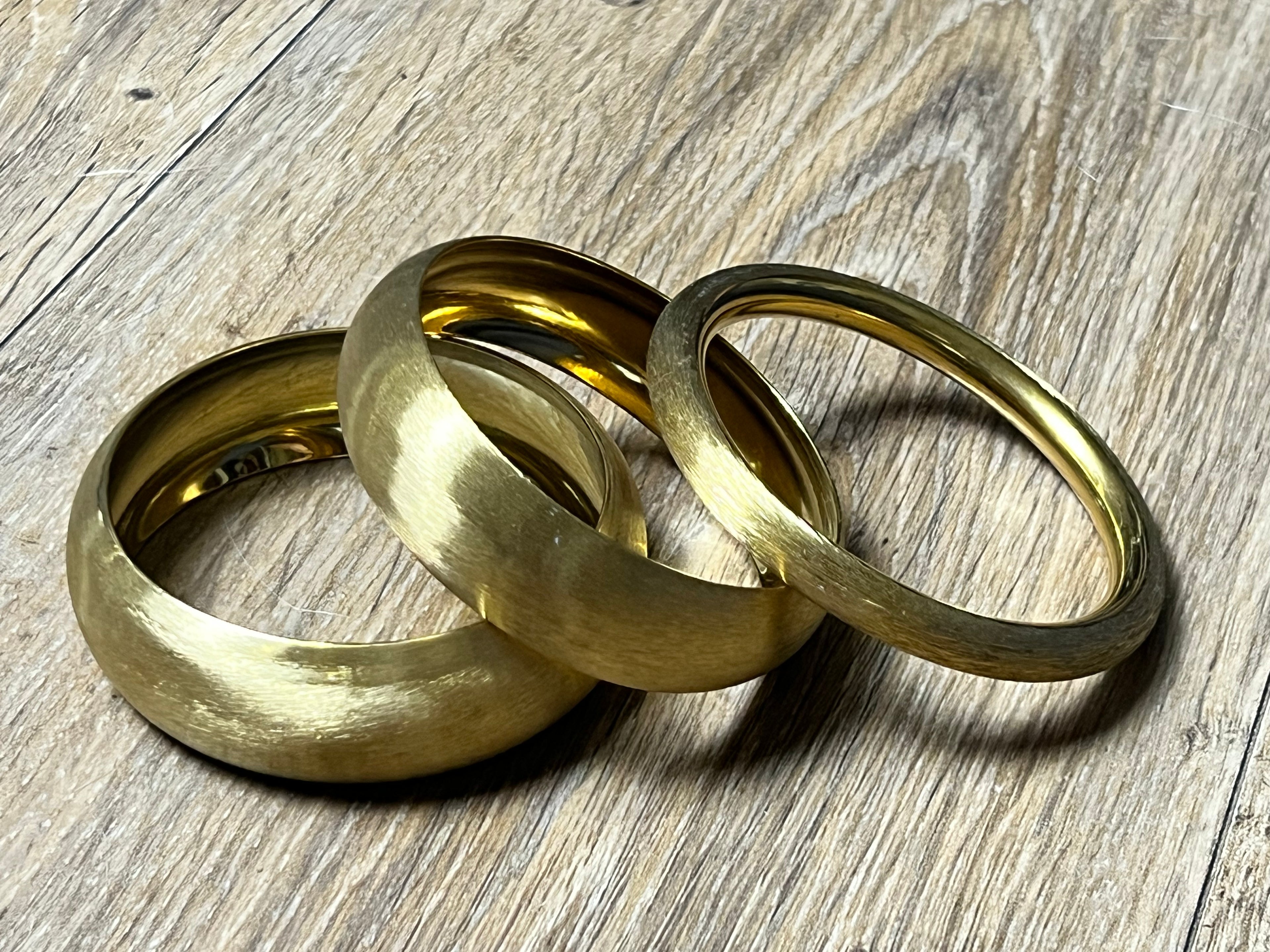 Pulseras  Metálicas | Acabado Pulido y Texturizado