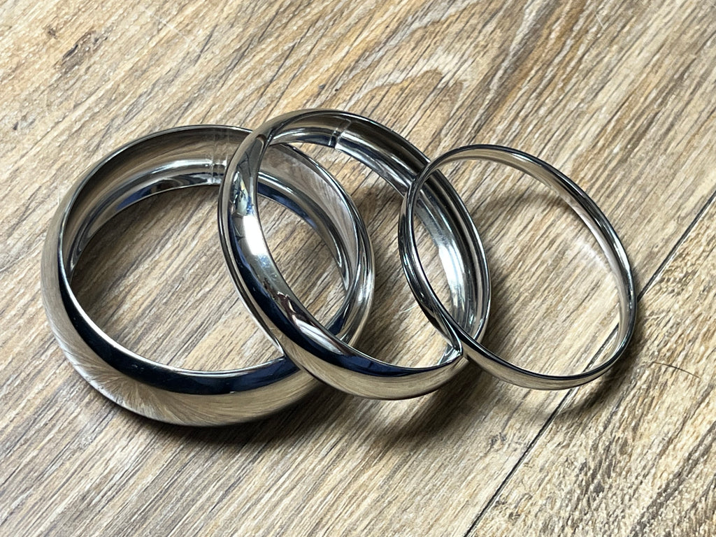 Pulseras  Metálicas | Acabado Pulido y Texturizado