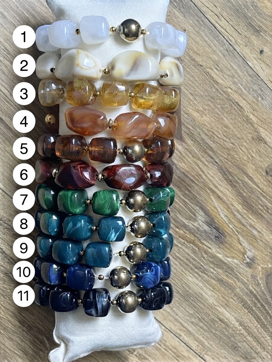 Pulseras Resina